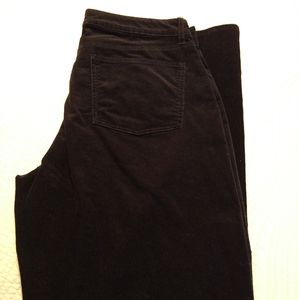 Talbots black corduroy pants, sz 8